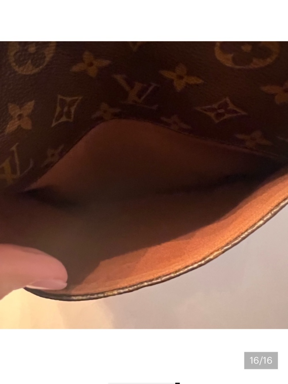 Louis Vuitton Odeon PM Monogram Canvas Crossbody with Vachetta Trim - Picture 11 of 15